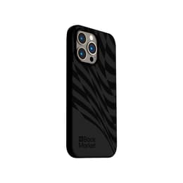 Back Market Hülle iPhone 13 Pro und schutzfolie - Recycelter Kunststoff - Schwarze Welle