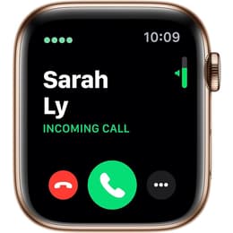 Apple Watch Series 8 (2022) - (Band nicht enthalten) - GPS + Cellular 45 mm - Gold Rostfreier Stahl
