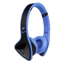 Monster DNA On-Ear Kopfhörer gaming verdrahtet + kabellos mit Mikrofon - Blau/Schwarz