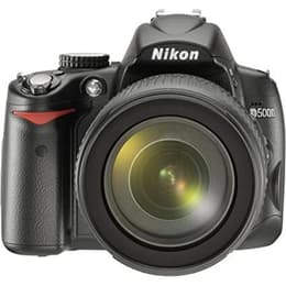 Spiegelreflexkamera Nikon D5000 Schwarz + Objektiv Nikon Nikkor AF-S DX ED GII 18-55 mm f/3.5-5.6