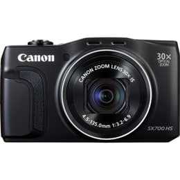 Kompakt Kamera PowerShot SX700 HS - Schwarz + Canon Zoom Lens 30X IS 25-750mm f/3.2-6.9 f/3.2-6.9
