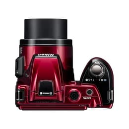 Kompakt Kamera Coolpix L120 - Rot + Nikon Nikkor Wide Optical Zoom VR 25-525 mm f/3.1-5.8 f/3.1-5.8