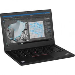 Lenovo ThinkPad T470 14" Core i5 2.4 GHz - SSD 128 GB - 8GB AZERTY - Französisch