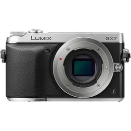 Hybrid-Kamera Lumix DMC-GX7 - Silber + Panasonic Panasonic 14-42mm f/3,5-5,6 II G Vario ASPH OIS + Panasonic 45-150mm f/4-5,6 G Vario + Panasonic Lumix G 20mm f/1.7 II ASPH f/3.5-5.6 + f/4-5.6 + f1.7