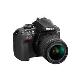 Reflex - Nikon D3400 Schwarz Objektiv Nikon AF-P DX Nikkor 18-55mm f/3.5-5.6G VR