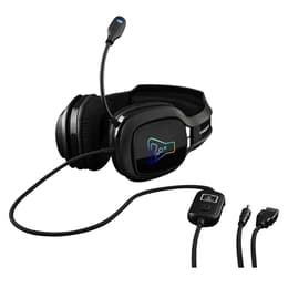 G-Lab Korp Vanadium Kopfhörer gaming mit kabel mit Mikrofon - Schwarz