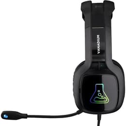 G-Lab Korp Vanadium Kopfhörer gaming mit kabel mit Mikrofon - Schwarz