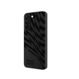 Back Market Hülle Galaxy S22 und schutzfolie - Recycelter Kunststoff - Schwarze Welle