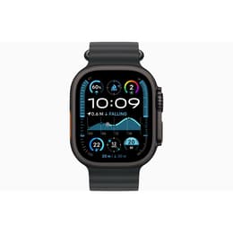 Apple Watch Ultra 2 (2023) GPS + Cellular 49 mm - Titan Schwarz - Ocean Armband Schwarz
