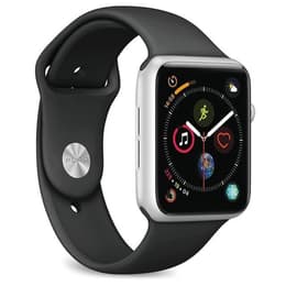 Apple Watch (Series 6) 2020 GPS 40 mm - Aluminium Silber - Sportarmband Schwarz