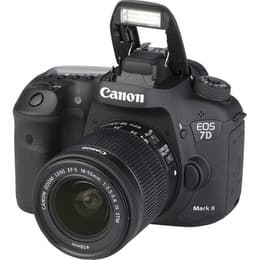 Reflex Canon EOS 7D MARK II - Schwarz + Objektiv Canon 18-55mm f/3.5-5.6 IS