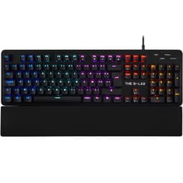 The G-Lab Tastatur AZERTY Französisch mit Hintergrundbeleuchtung Keyz Carbon E