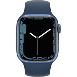 Apple Watch Series 7 (2021) GPS + Cellular 45 mm - Aluminium Blau - Sportarmband Blau