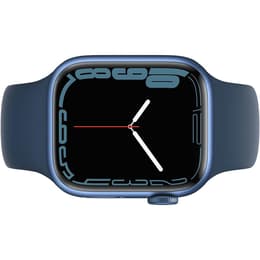 Apple Watch Series 7 (2021) GPS + Cellular 45 mm - Aluminium Blau - Sportarmband Blau