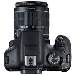Canon EOS 2000D - Schwarz + Canon Zoom Lens EF-S 18-55mm f/3.5-5.6 IS II + Canon EF-S 55-250mm f/4.0-5.6 IS f/3.5-5.6 + f/4.0-5.6