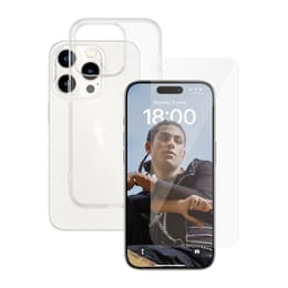 iPhone 15 Pro und schutzfolie - TPU - Transparent