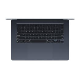 MacBook Air 15" (2023) - Apple M2 mit 8‑Core CPU und 10-core GPU - 8GB RAM - SSD 256GB - QWERTY - Englisch