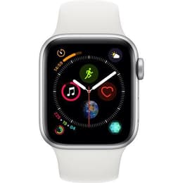 Apple Watch Series 4 (2018) GPS 40 mm - Aluminium Silber - Sportarmband Weiß