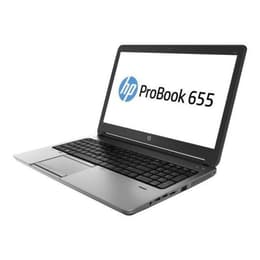 HP ProBook 655 G1 15" A10 2.5 GHz - SSD 128 GB - 4GB AZERTY - Französisch