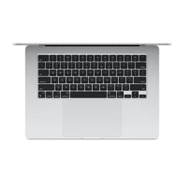 MacBook Air 15" (2023) - Apple M2 mit 8‑Core CPU und 10-core GPU - 8GB RAM - SSD 256GB - QWERTY - Englisch