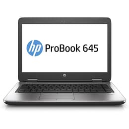 HP ProBook 645 G2 14" A8 1.6 GHz - SSD 128 GB - 8GB AZERTY - Französisch