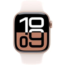 Apple Watch Series 10 (2024) GPS 46 mm - Aluminium Roségold - Sportarmband