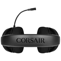 Corsair HS35 Stereo Kopfhörer gaming mit kabel mit Mikrofon - Schwarz