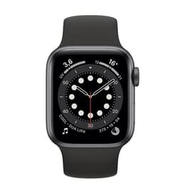 Apple Watch Series 6 (2020) GPS 40 mm - Aluminium Space Grau - Sportarmband Schwarz