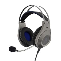 The G-Lab Korp-Chromium Kopfhörer Noise cancelling gaming verdrahtet mit Mikrofon - Grau