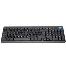 Simpletek Tastatur QWERTY Italienisch Wireless Mouse + Keyboard with Stickers 1000 DPI 2.4G Nano reciever