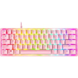 Razer Tastatur QWERTY mit Hintergrundbeleuchtung Huntsman Mini 60% Quartz