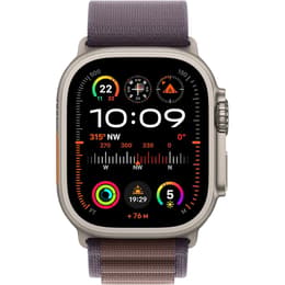 Apple Watch Ultra 2 (2023) GPS + Cellular 49 mm - Titan Titan Natur - Alpine loop Schwarz