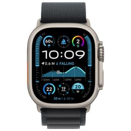 Apple Watch Ultra 2 (2023) GPS + Cellular 49 mm - Titan Titan Natur - Alpine loop Schwarz