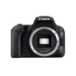 Spiegelreflexkamera - Canon EOS 200D Schwarz + Objektivö Canon EF-S 18-135mm f/3.5-5.6 IS