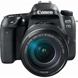 Spiegelreflexkamera - Canon EOS 77D + Objektiv 18-135 mm IS USM