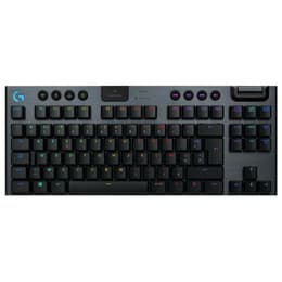 Logitech Tastatur AZERTY Französisch Wireless mit Hintergrundbeleuchtung G915 TKL