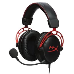 Hyperx Cloud Alpha Kopfhörer Noise cancelling gaming mit kabel mit Mikrofon - Rot/Schwarz