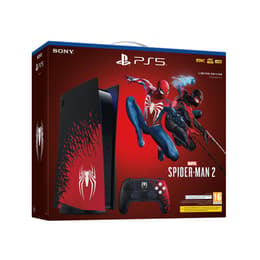 PlayStation 5 825GB - Rot - Limited Edition Marvel's Spider-Man 2 + Spider-Man 2