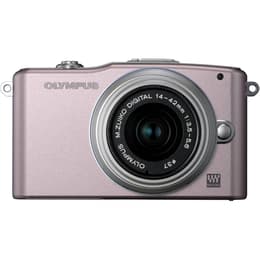 Kompakt Olympus PEN E-PM1 + 14-42 mm Objektiv - Pink