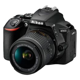 Reflex - Nikon D5600 Schwarz Objektiv AF-S DX Zoom-Nikkor 18-55mm f/3.5-5.6G