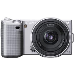 Alpha NEX-5K - Silber + sony 18 - 55 mm f/3.5-5.6