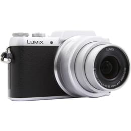 Hybrid-Kamera Lumix G DMC-GF7 - Schwarz/Grau + Panasonic Lumix G Vario 12-32mm f/3.5-5.6 f/3.5-5.6