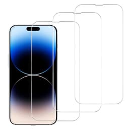 3 Schutzfolien Evetane iPhone 15 Pro Max - Transparent