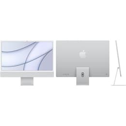 iMac 24" (2021) Apple M1 mit 8‑Core CPU 8-core GPU - 256 GB SSD - 8 GB AZERTY - Französisch Standardglas