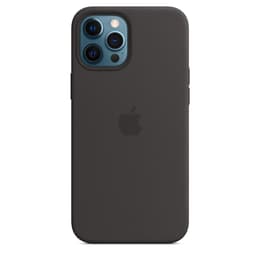 Apple-Silikon Case iPhone 12 Pro Max - Magsafe - Silikon Schwarz