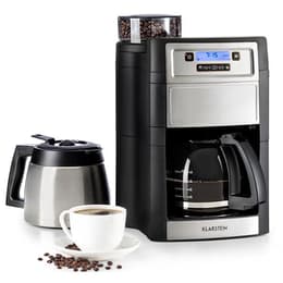 Kaffeemaschine mit Mühle Klarstein Aromatica II Duo L - Schwarz/Grau