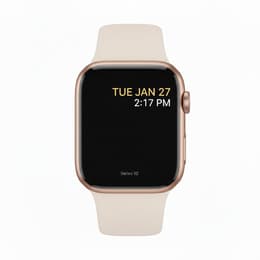 Apple Watch Series 10 (2024) GPS + Cellular 46 mm - Aluminium Roségold - Sportarmband Polarstern
