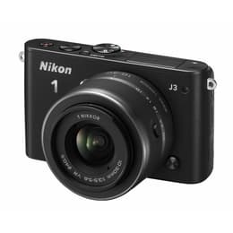 Hybridkamera - Nikon 1 J3 - Schwarz