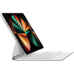 iPad Magic Keyboard 12.9" (2020) Wireless - Weiß - AZERTY - Französisch