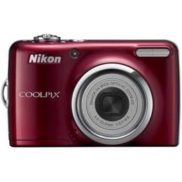 Kompakt Kamera Coolpix L23 - Rot + Nikon Nikkor 5x Wide Optical Zoom ED 28-140mm f/2.7-6.8 f/2.7-6.8